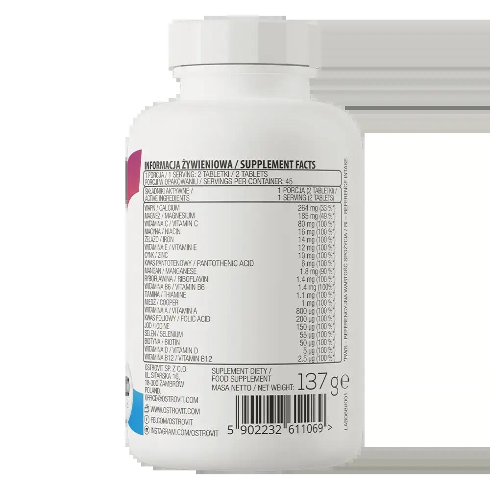 OstroVit 100% Vit&Min 90 tabletta 3/3