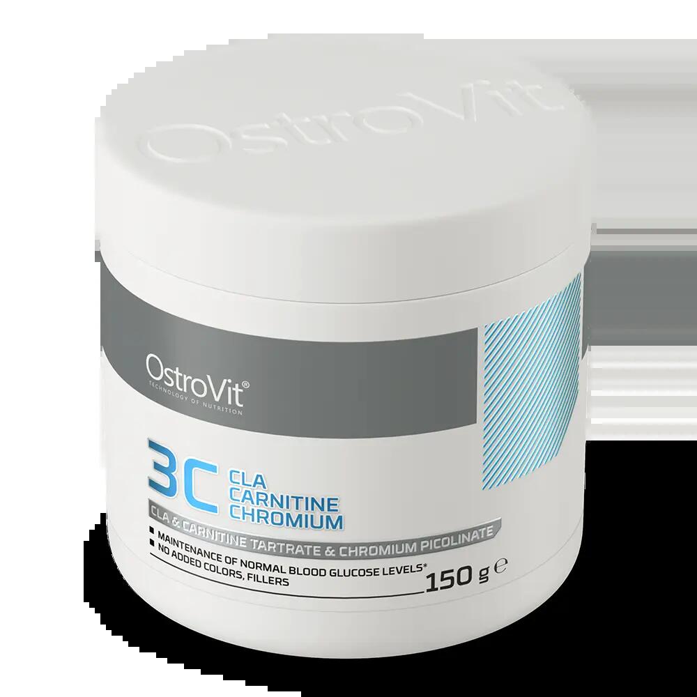 OstroVit 3C CLA Carnitine Chromium 150g Raspberry Lemonade With Mint 2/3
