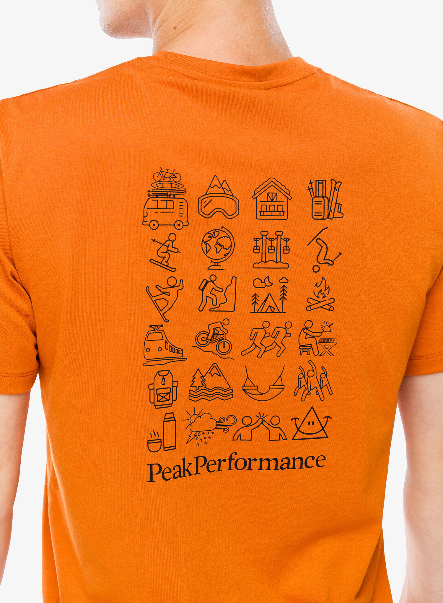 Koszulka szybkoschnąca męska Peak Performance Explore Graphic Tee 6/6