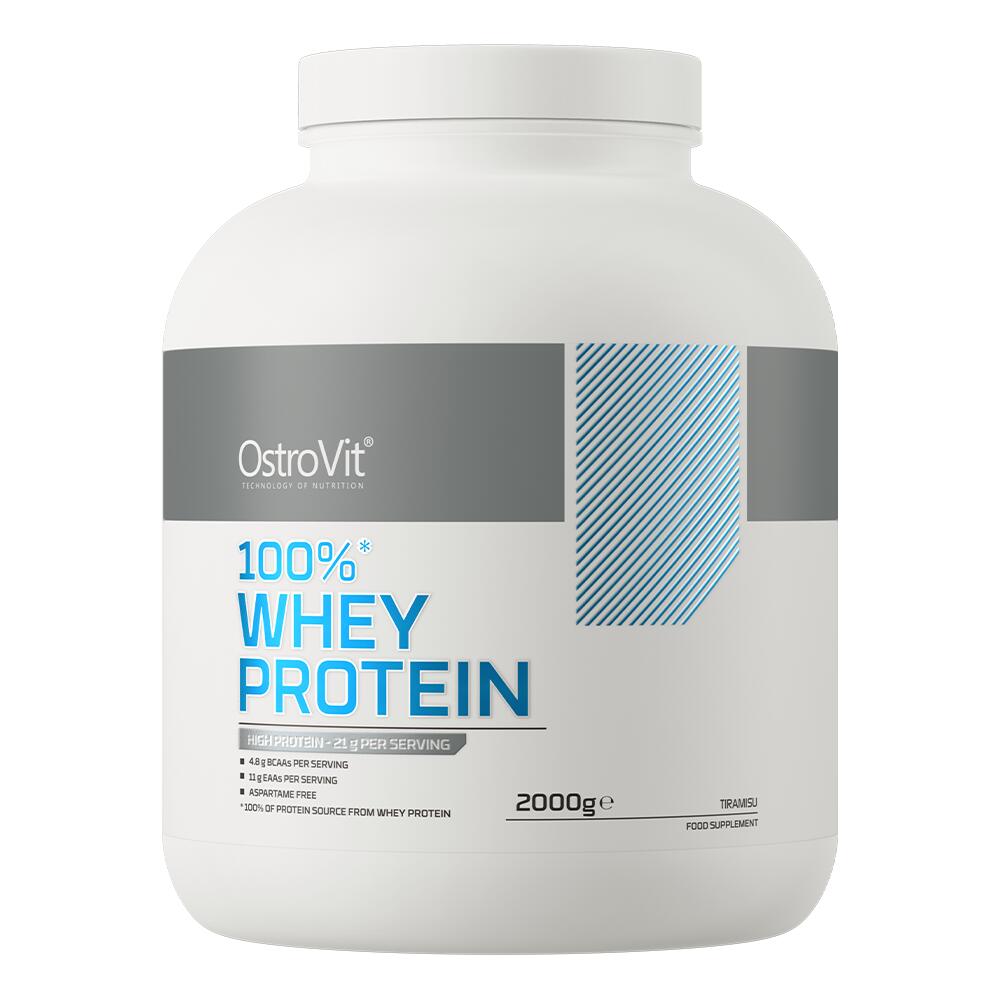 OSTROVIT OstroVit 100% Whey Protein (2000g) Tiramisu - Eiwitten - Wei-eiwit concentraat