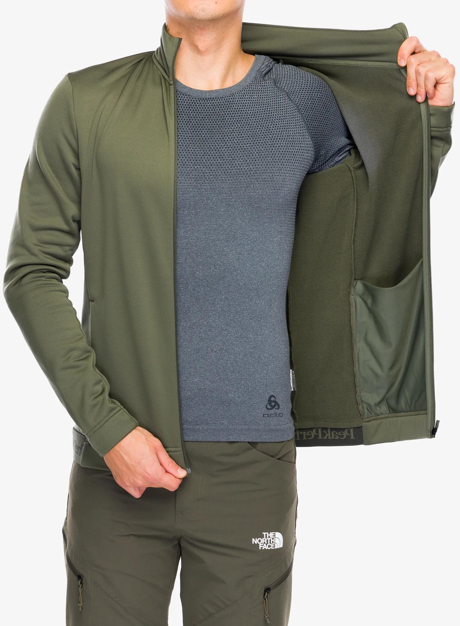 Bluza bez kaptura męska Peak Performance Rider Tech Zip Jacket 4/7