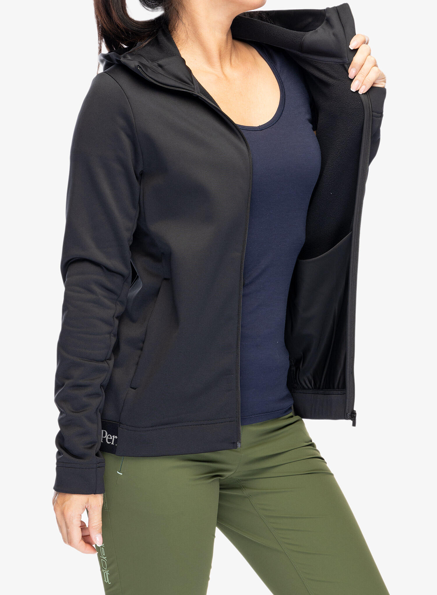 Bluza polarowa damska Peak Performance Rider Tech Zip Hood 7/7