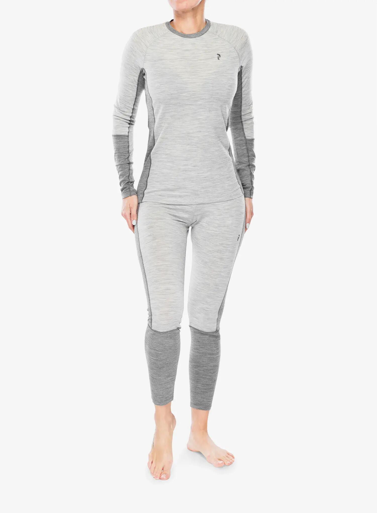 Damen - sportswear - sweatshirt - rundhals - w magic crew - melangegrau 5/7