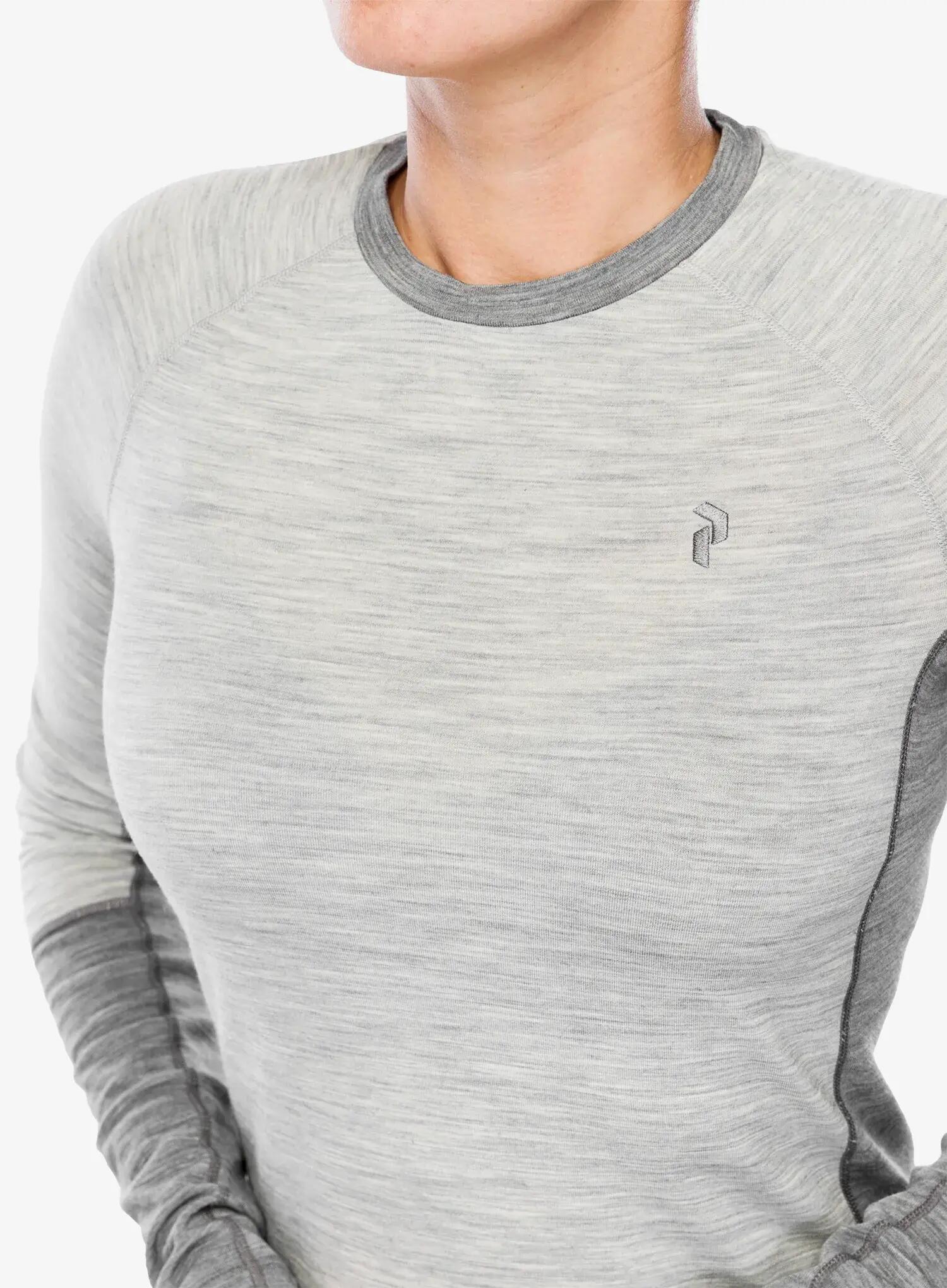 Damen - sportswear - sweatshirt - rundhals - w magic crew - melangegrau 7/7