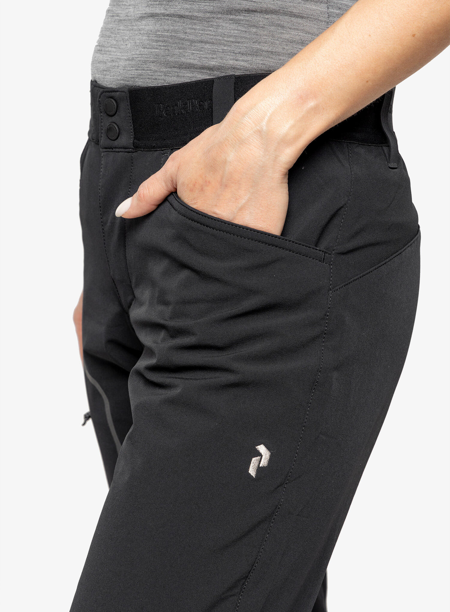 Spodnie softshell damskie Peak Performance Light SS Scale Pants 6/7