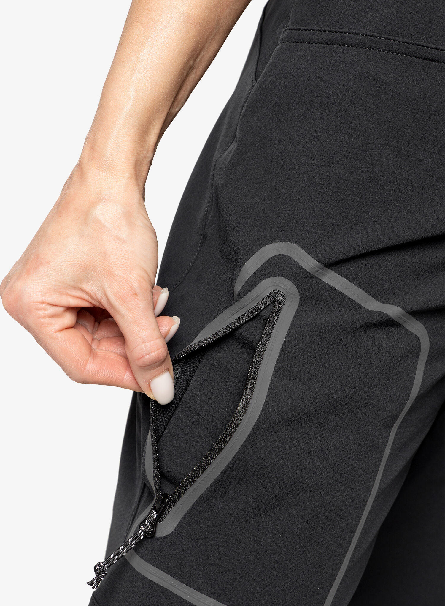 Spodnie softshell damskie Peak Performance Light SS Scale Pants 5/7