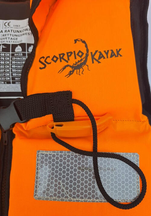Kamizelka ratunkowa na kajak łódz spływ dla dziecka Scorpio 4/7