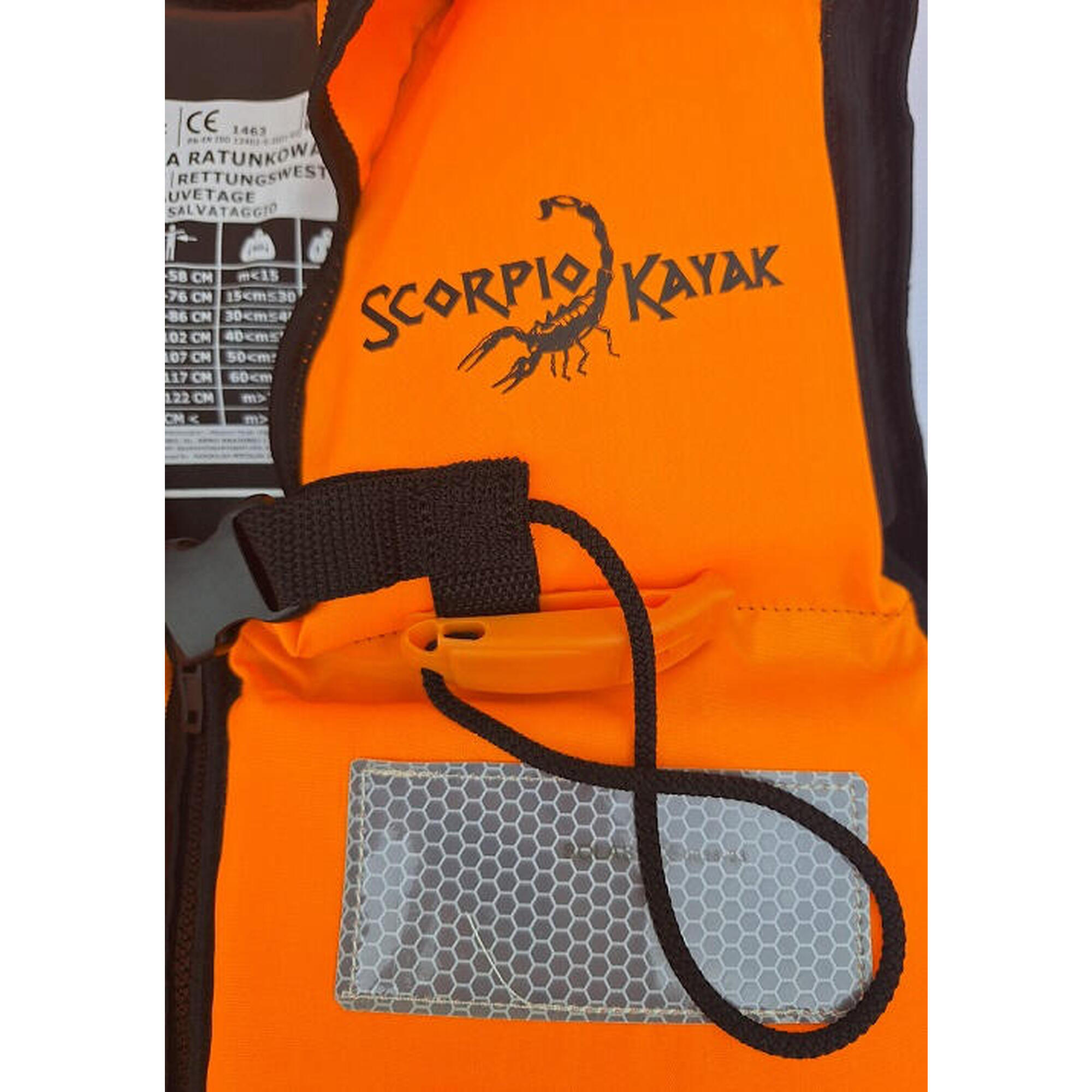 Kamizelka ratunkowa na kajak łódz spływ dla dziecka Scorpio