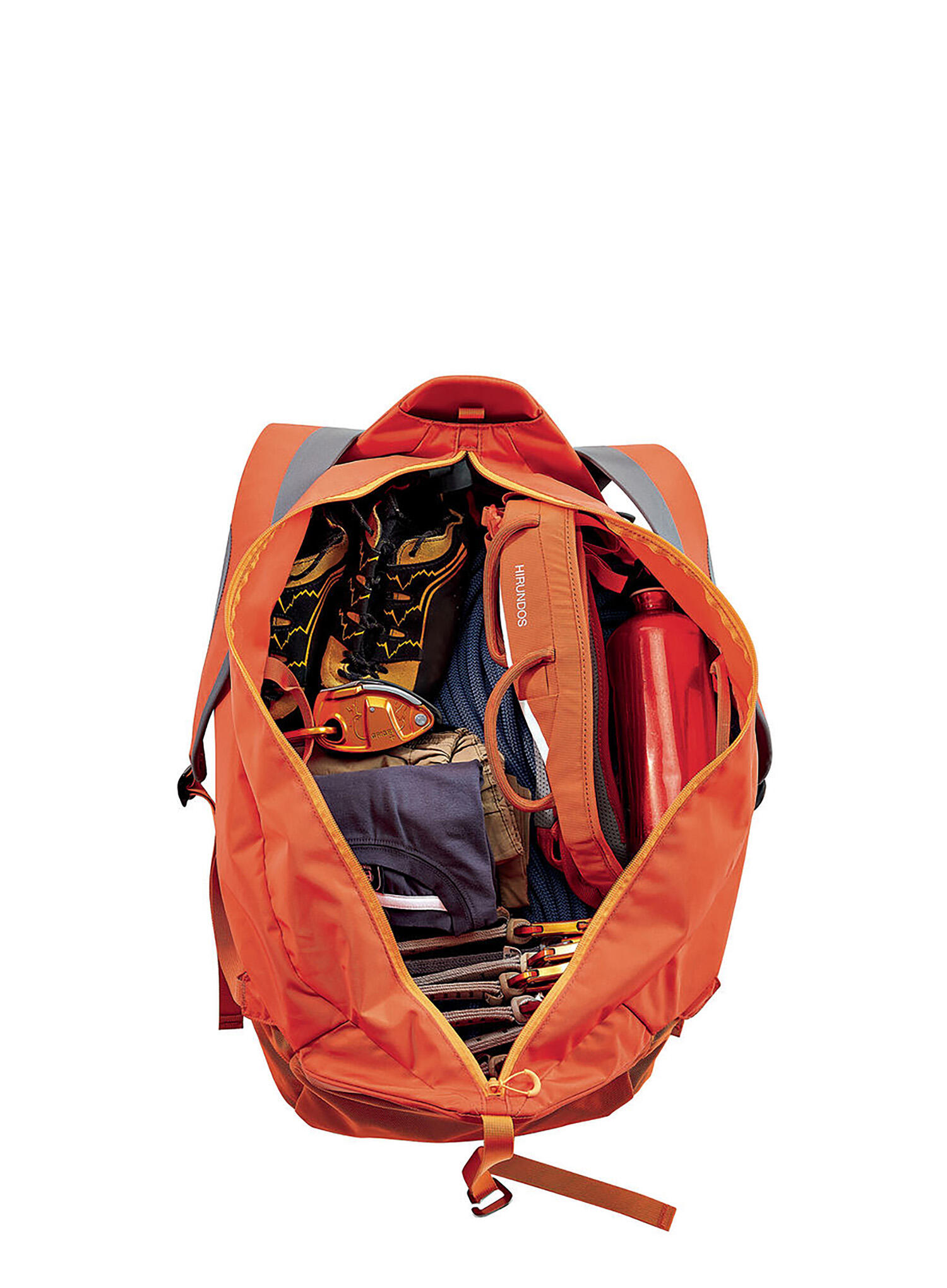 Sac à corde Petzl Kliff 36 L rouge/orange avec bâche amovible 140x140 5/5