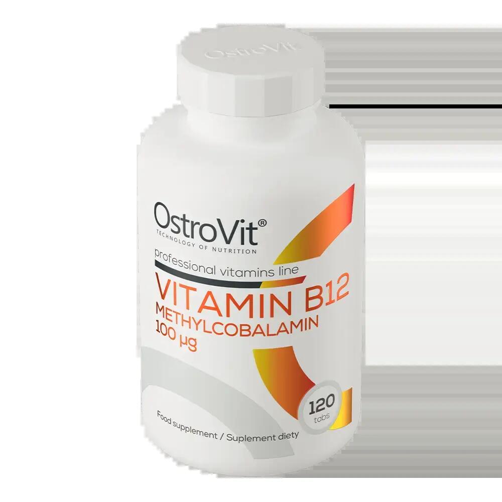 OstroVit Witamina B12 Metylokobalamina 100 µg 120 tabletek 2/3