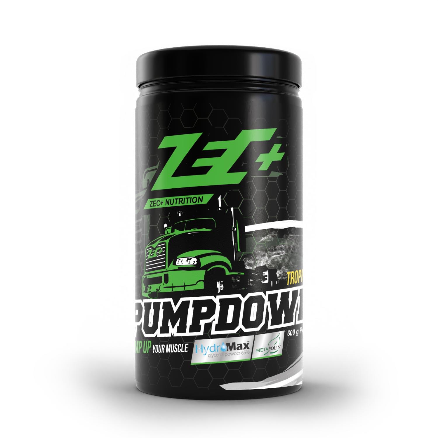 Zec+ Nutrition - Zec+ Pumpdown (600g) Tropical Fruit - Pré-entraînement - No Booster - Pre-workout - 600 G - Decathlon