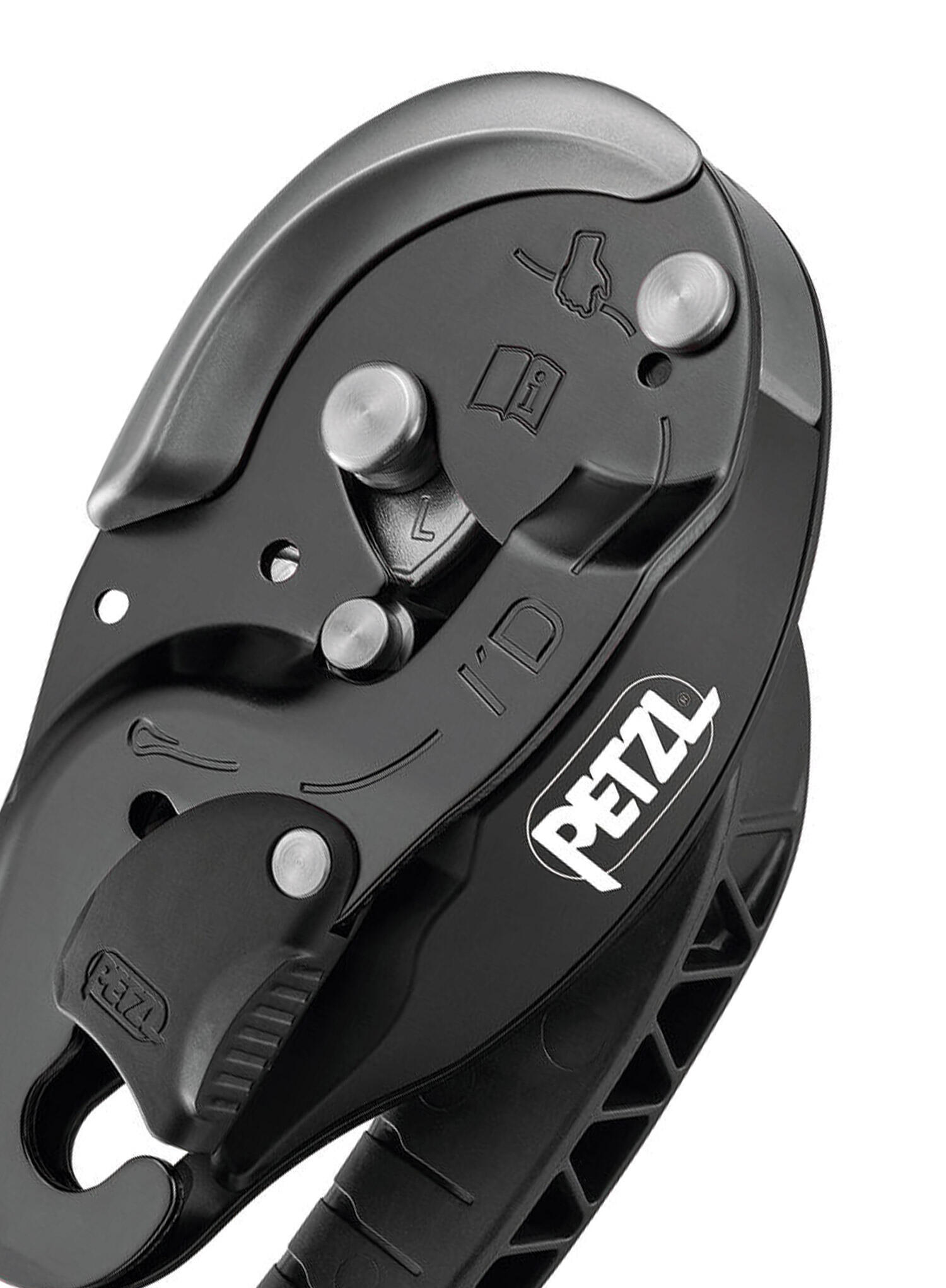 Dispositivo de descida Petzl I'D L - preto 2/3
