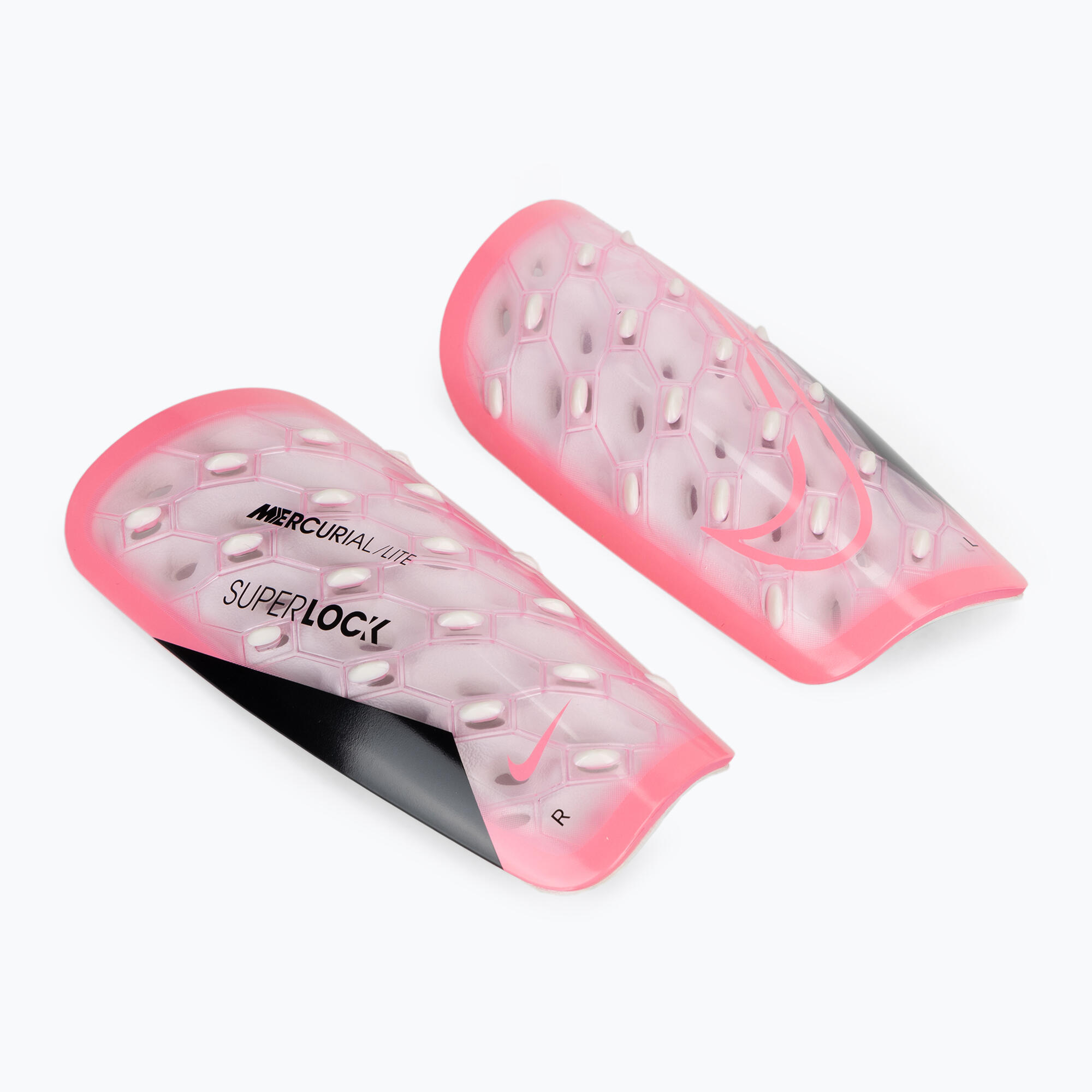 Protègetibias MERCURIAL LITE (Noir / Rose) L 3/5