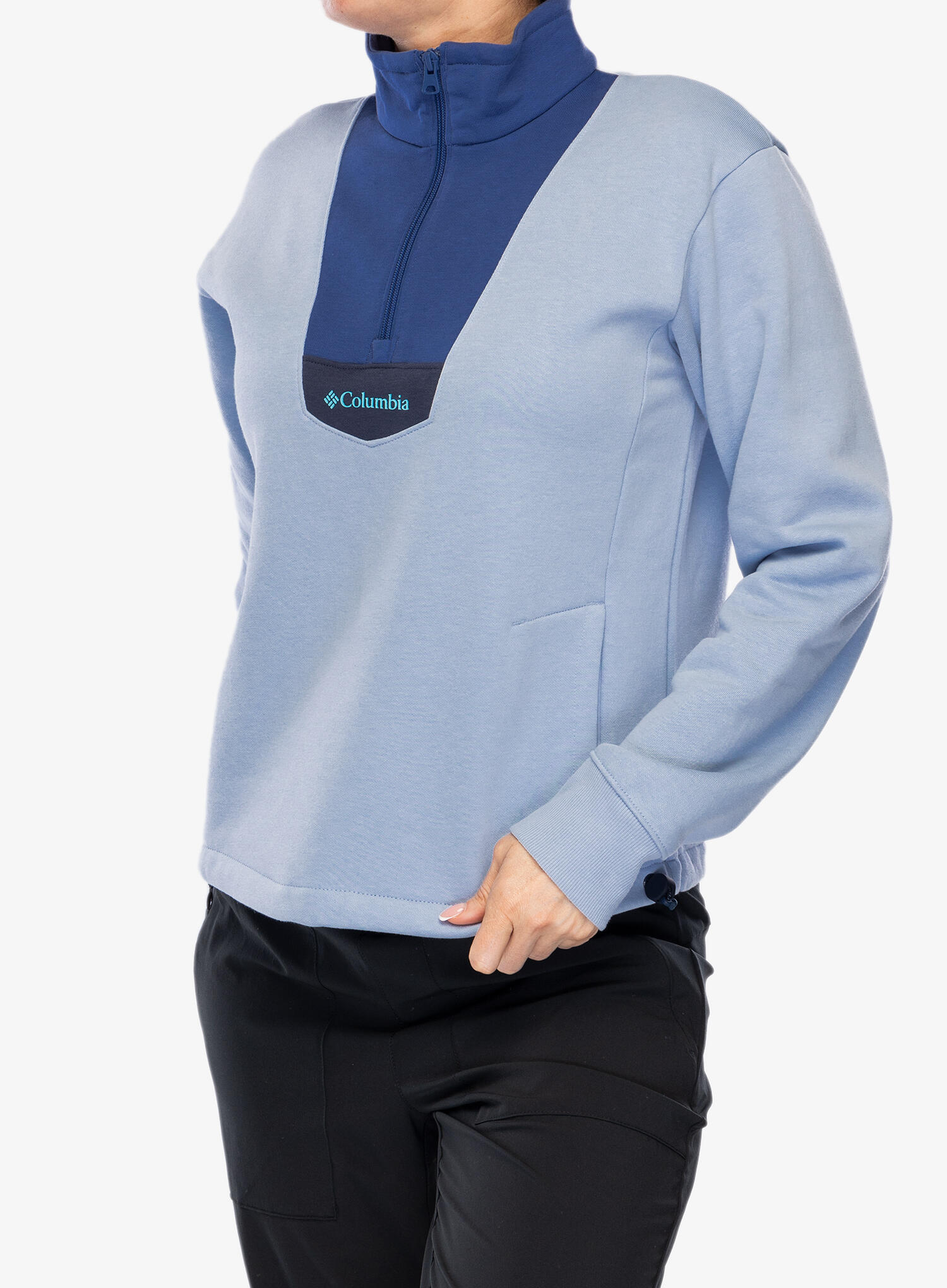 Bluza bez kaptura damska Columbia Lodge Quarter Zip 5/7
