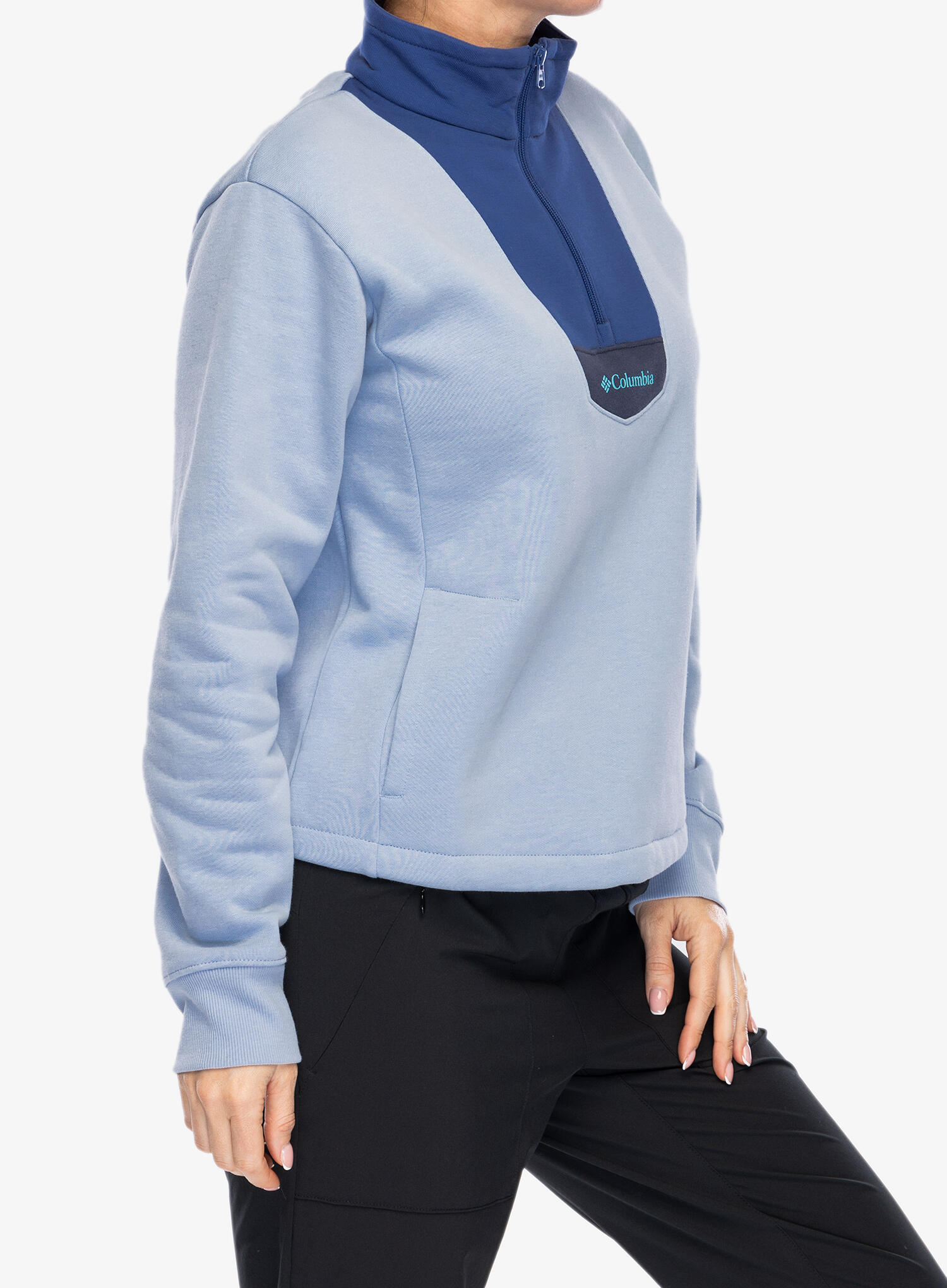 Bluza bez kaptura damska Columbia Lodge Quarter Zip 3/7