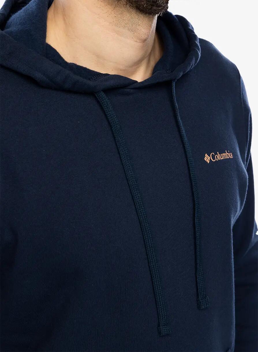 Bluza z kapturem Columbia Trek Graphic Hoodie - collegiate navy/mountain air XXL 6/7