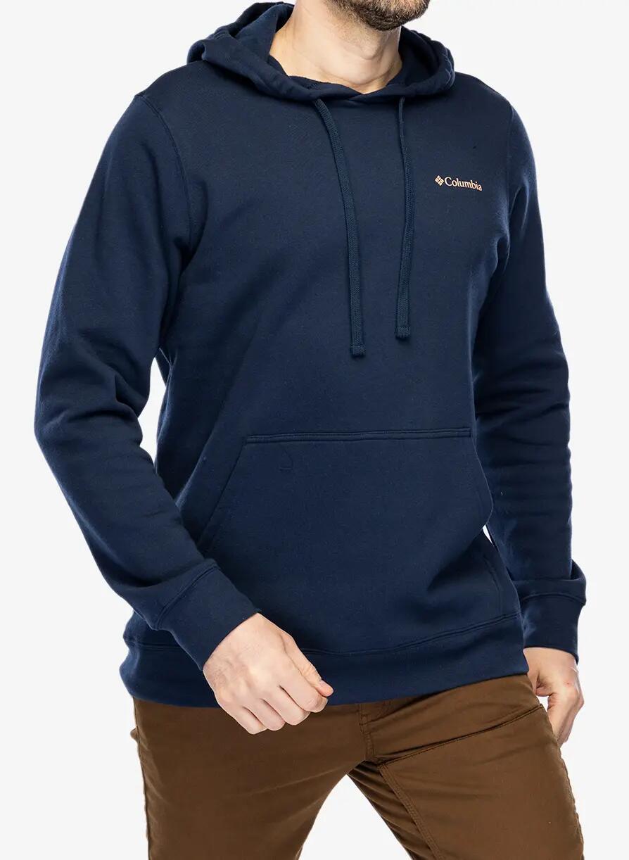 Bluza z kapturem Columbia Trek Graphic Hoodie - collegiate navy/mountain air XXL 3/7