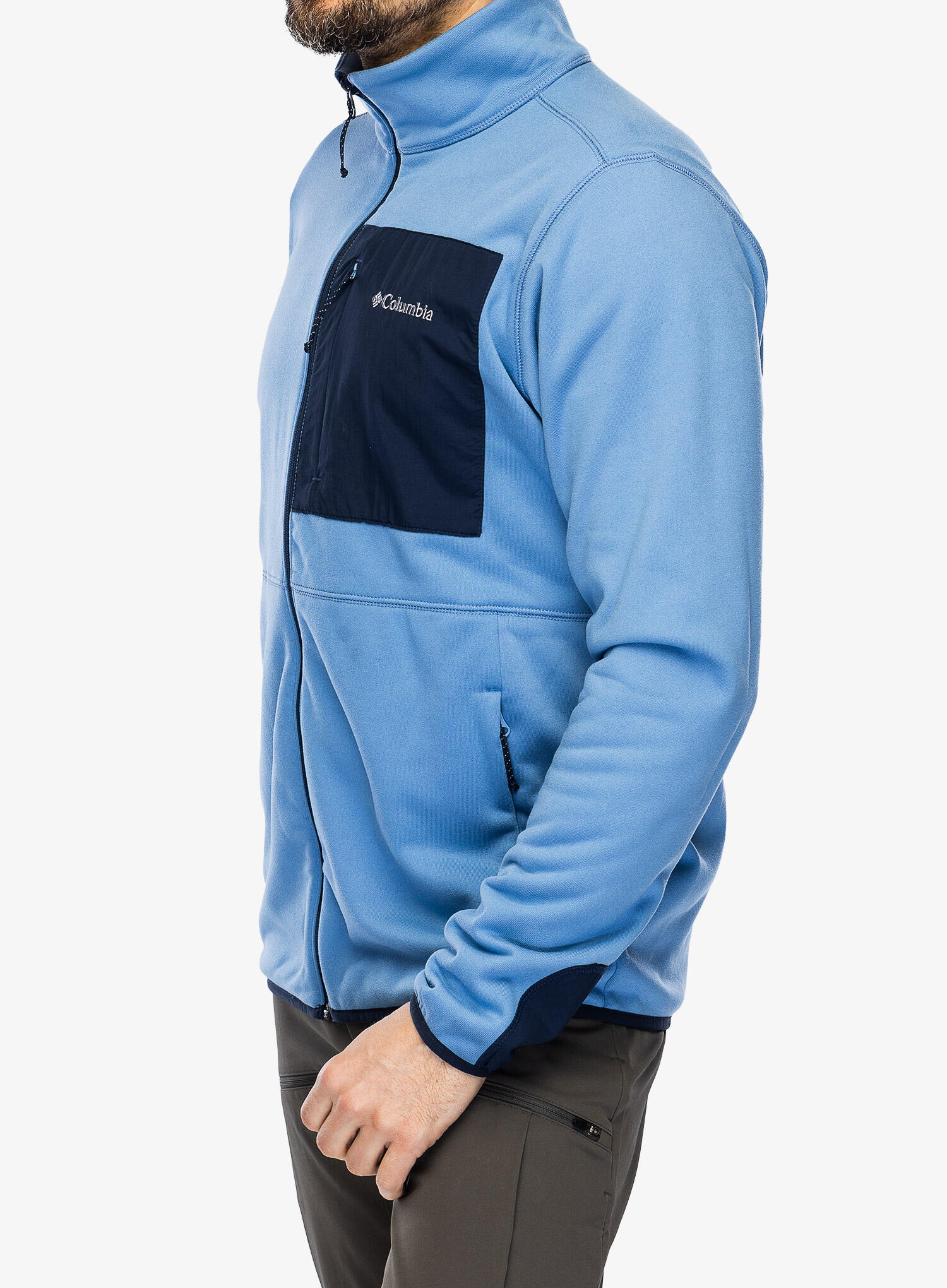 Sweat polaire homme Columbia Hike™ Full Zip bleu 5/7
