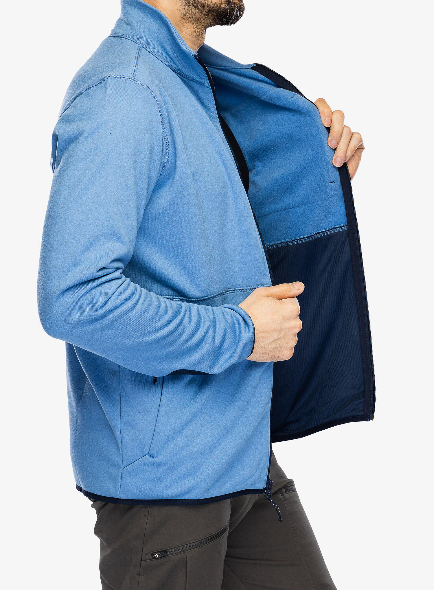 Sweat polaire homme Columbia Hike™ Full Zip bleu 6/7