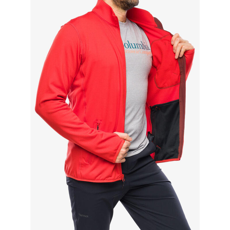 Bluza polarowa męska Columbia Triple Canyon Grid Fleece Full Zip