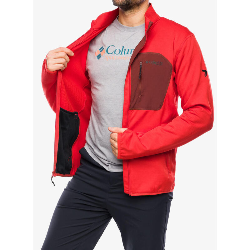 Bluza polarowa męska Columbia Triple Canyon Grid Fleece Full Zip