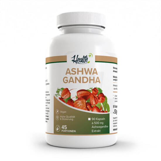 HEALTH+ Ashwagandha, 90 Kapseln