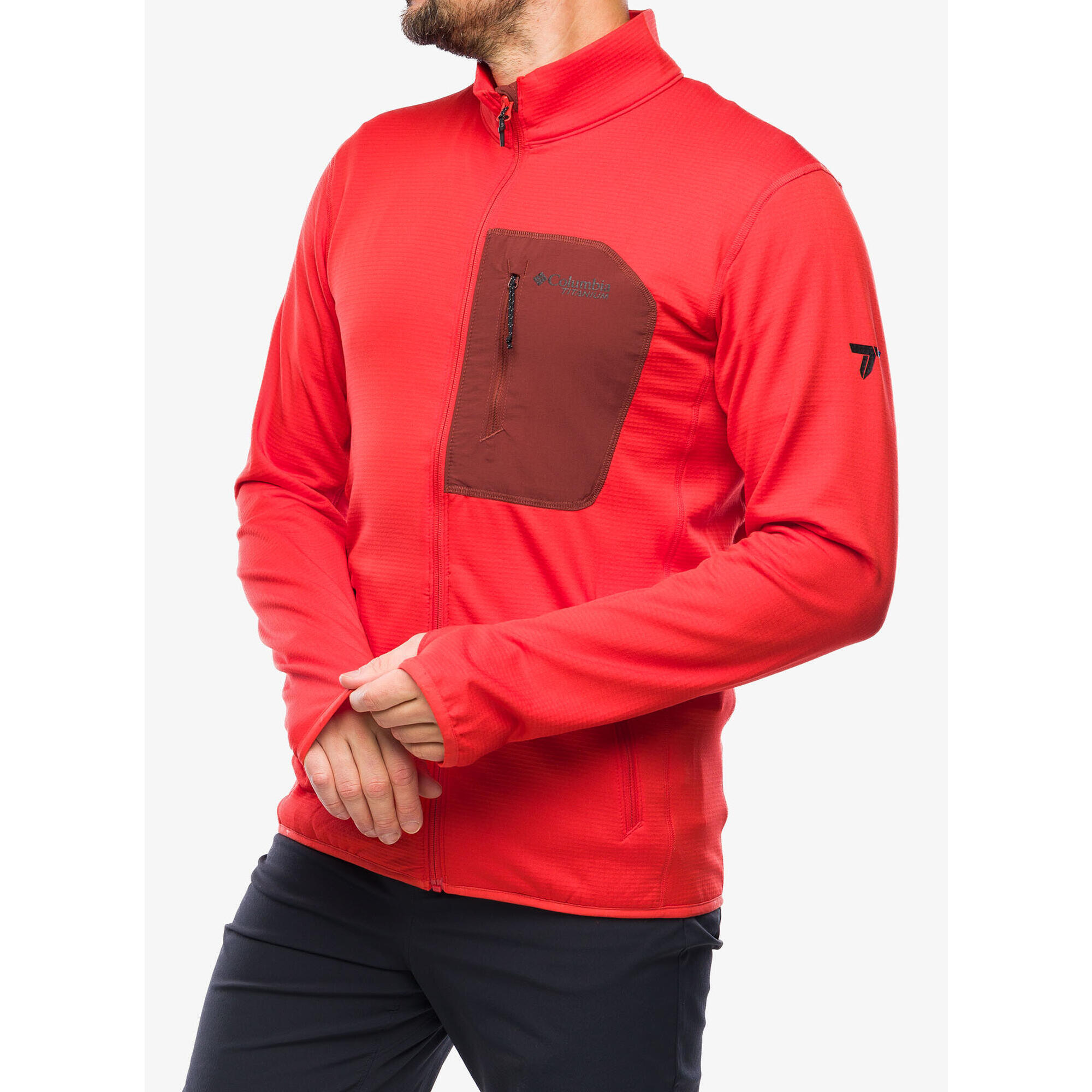 Bluza polarowa męska Columbia Triple Canyon Grid Fleece Full Zip