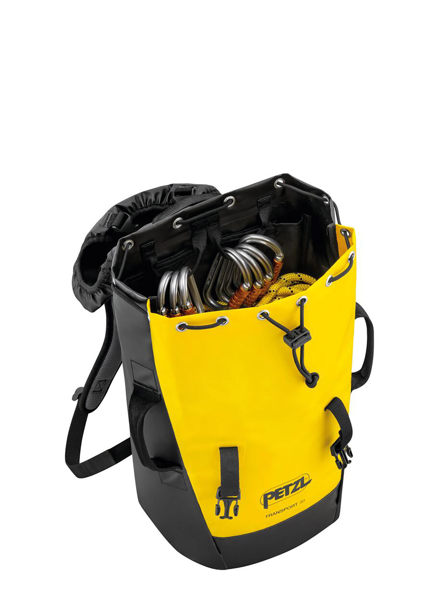 Borsa di trasporto Petzl Transport 30 L, gialla, alta visibilità 3/3