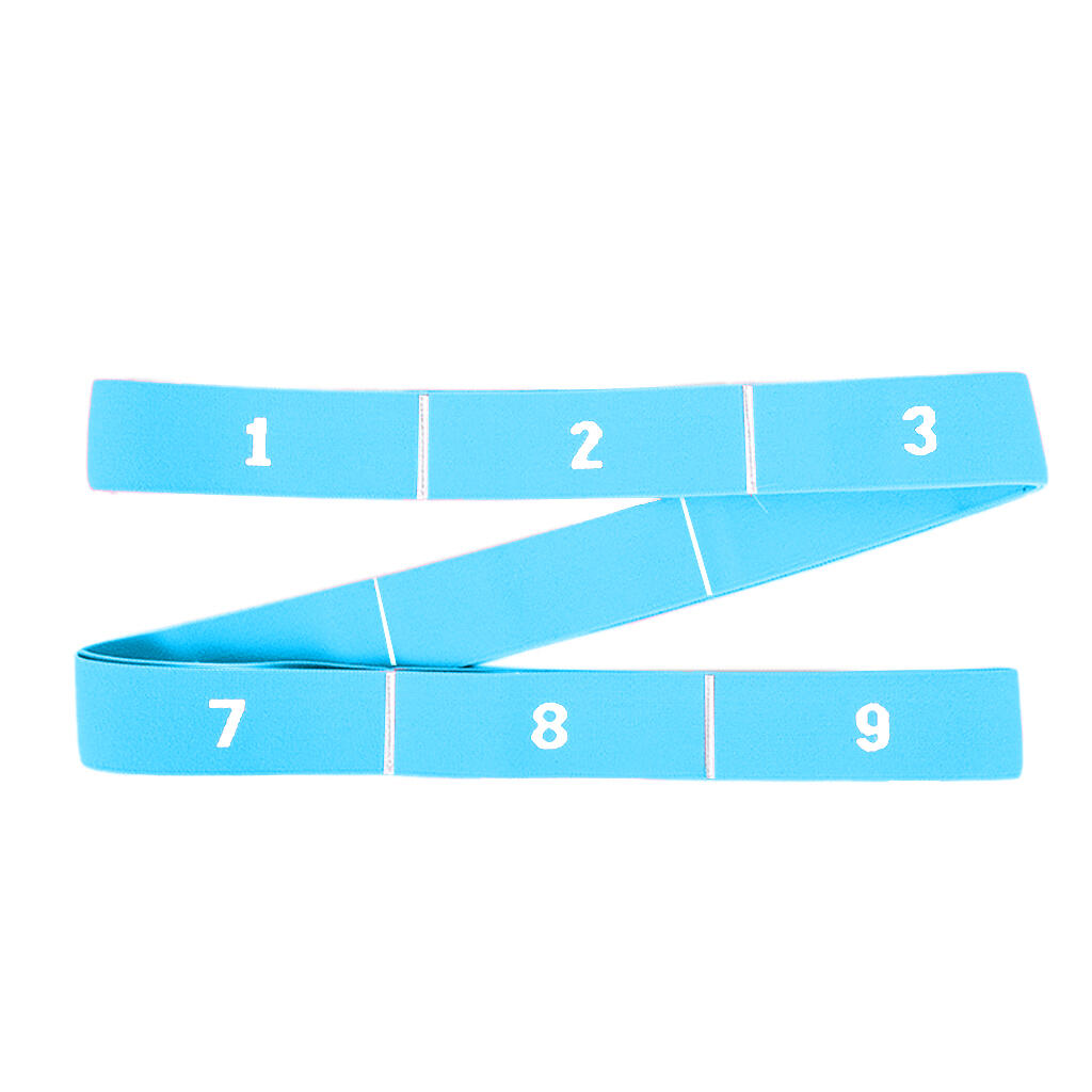 Rovera - Bande Fitness Élastique Multi-résistance – Idéale Pour Le Yoga - Pilates - Elastique Règlable - Bleu - 110 G - Decathlon