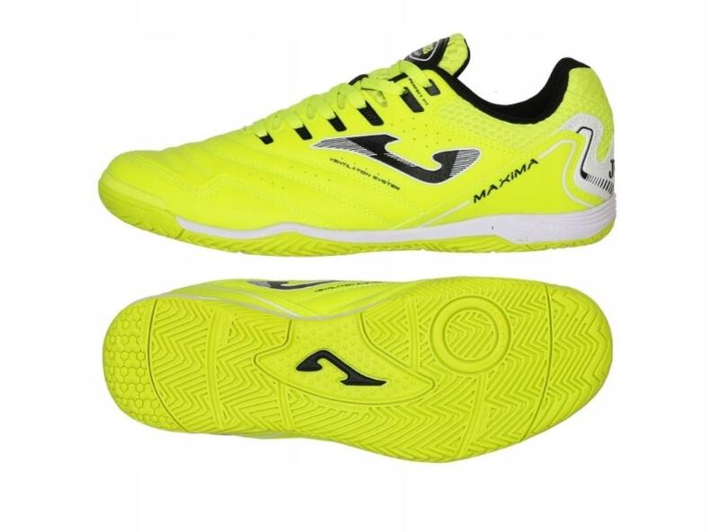 Zapatillas Fútbol Sala Adulto Joma Maxima 24 IN Amarillo Flúor 5/5