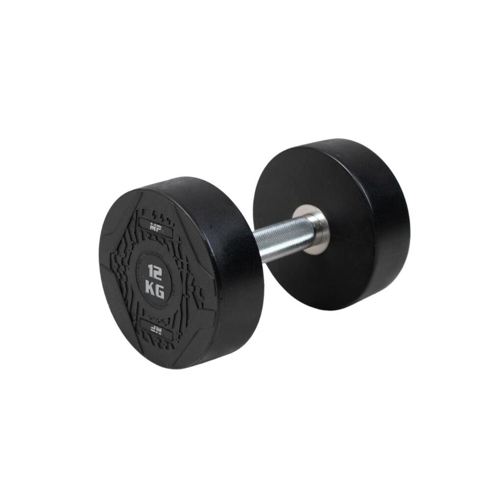 Round Dumbbell - Rubber - Single - 10 kg
