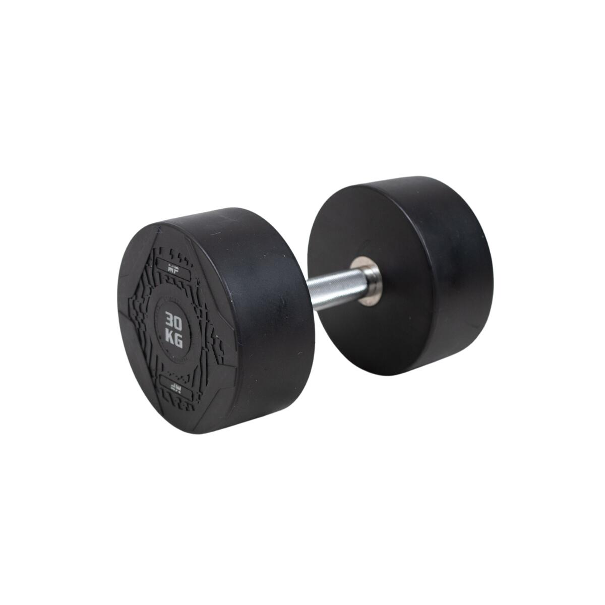 Hantle okrągłe - Gumowe 1 szt. 30 kg 1/5