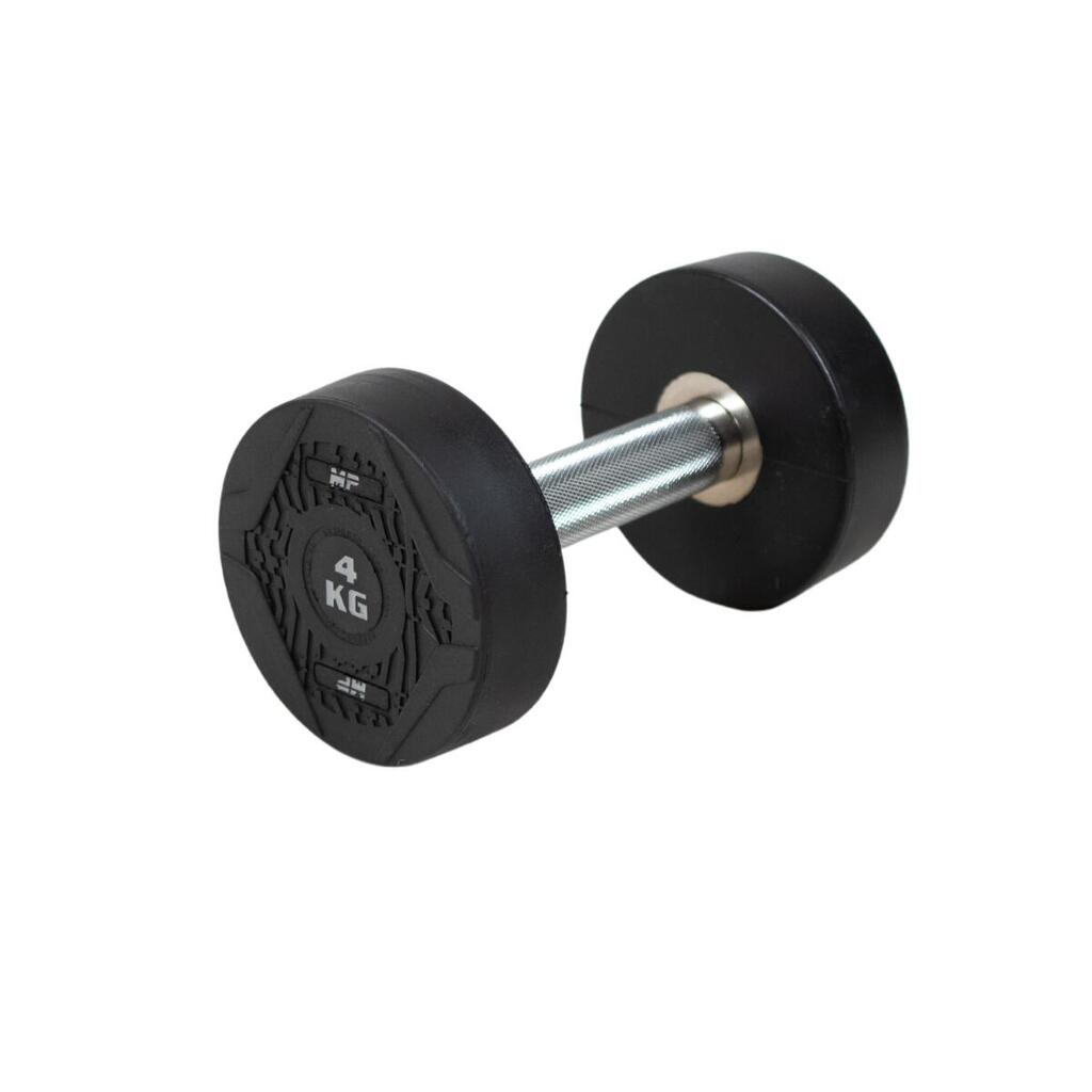 Round Dumbbell - Rubber - Single - 10 kg