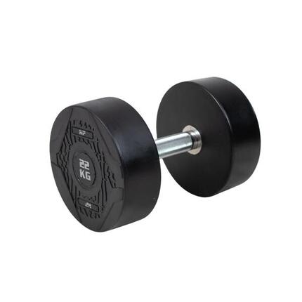 Haltère rond - Caoutchouc - Par pièce - 18 kg