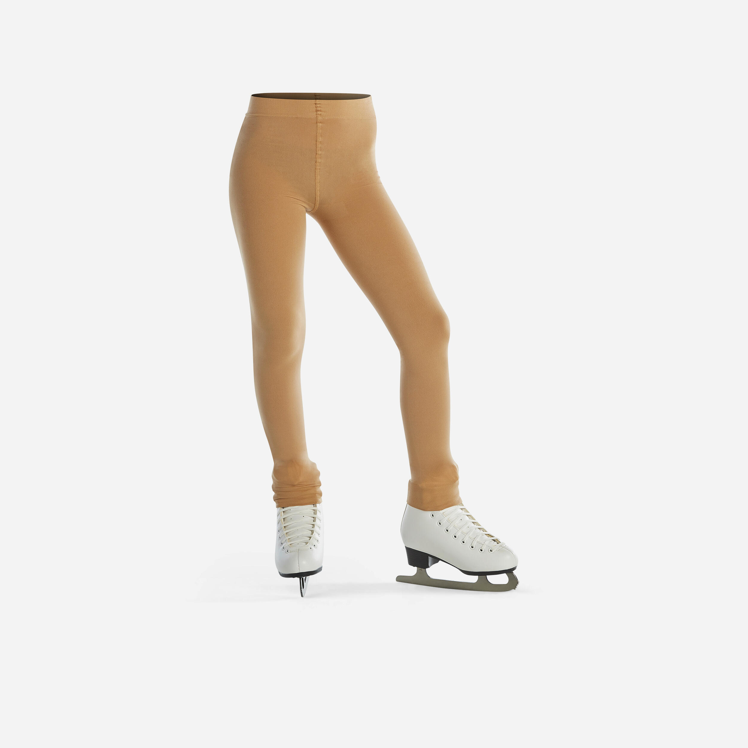 Axelys - Seconde Vie - Collants Sans Pieds Patinage Artistique Enfant - Correct - Collant - Beige|incolore - 12 À 14 Ans - Decathlon