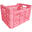 AMIGO caisse à vélo 30 litres plastique rose