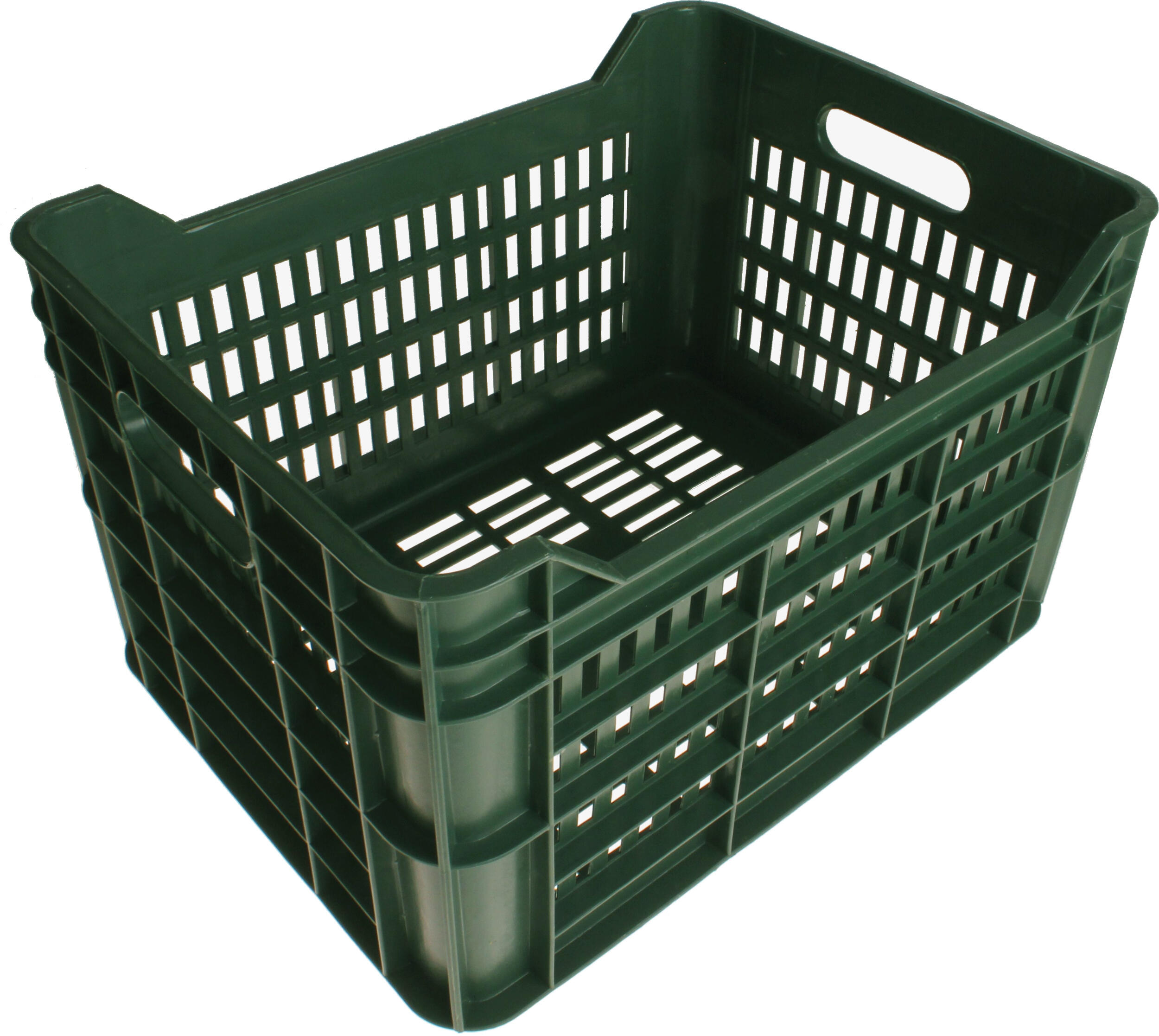 AMIGO fietskrat 30 liter 100% gerecycled kunststof donkergroen 5/7
