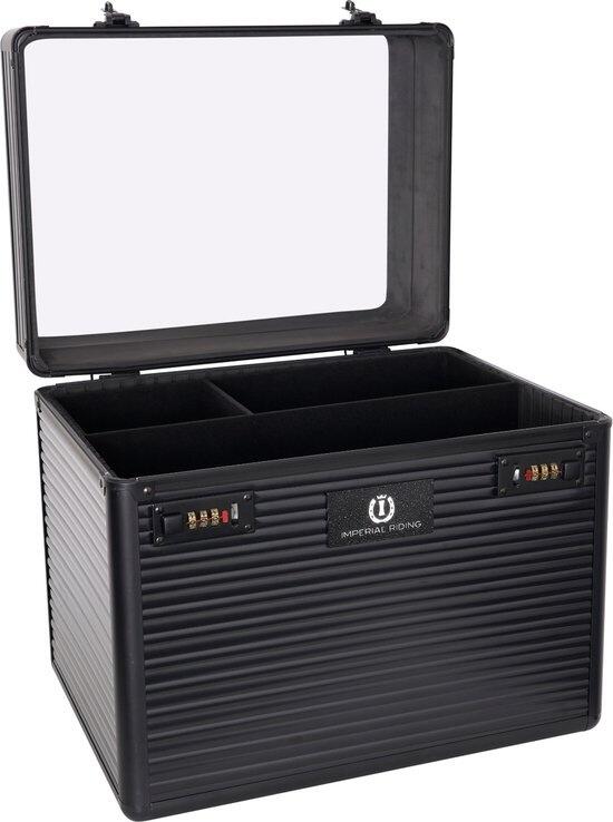 Imperial Riding Grooming Box Shiny Classic - Zwart 3/3