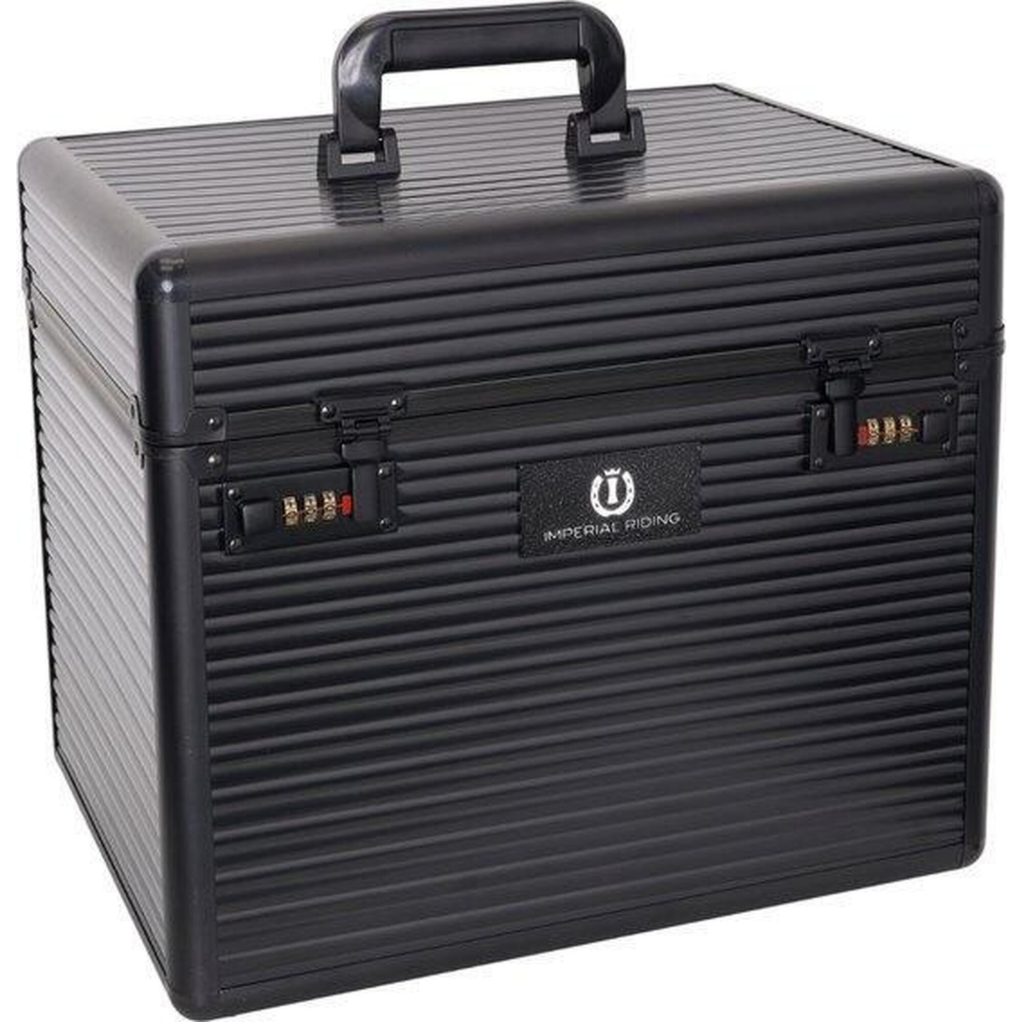Imperial Riding Grooming Box Shiny Classic - Zwart