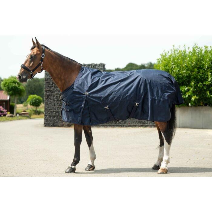 HKM Outdoordeken -Kombi 2- met kliksysteem + 3 onderdekens - Navy 3/7
