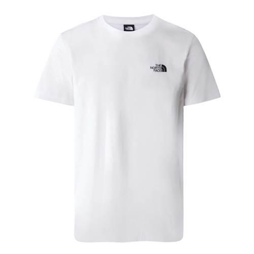 THE NORTH FACE T-Shirt Simple Dome Weiß - NF0A87NGFN4