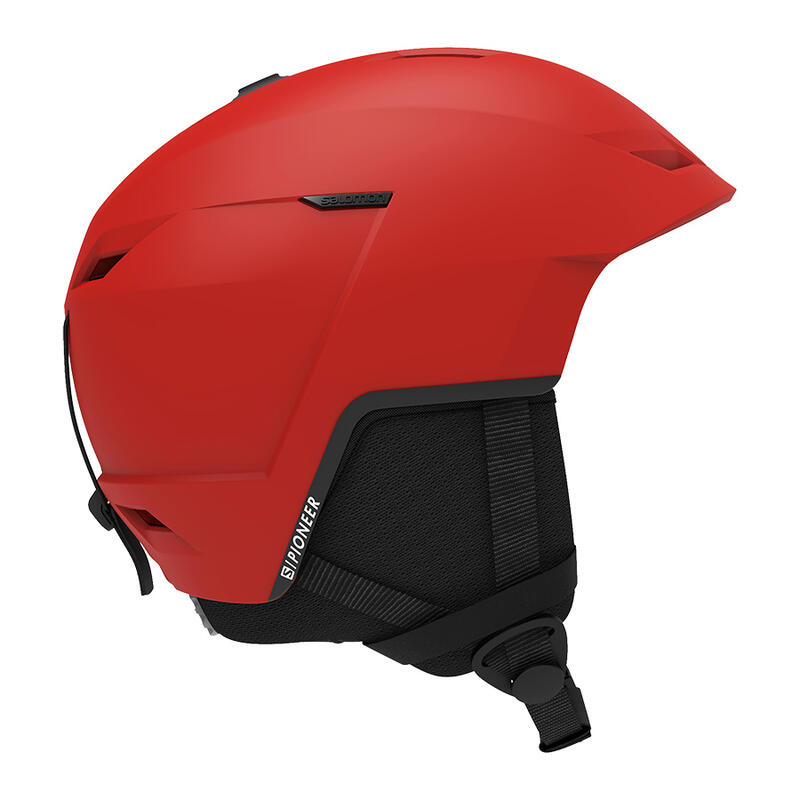 Pioneer Lt Rood Flashy Ski/Sneeuwhelm voor heren