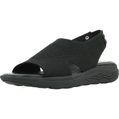 Sandalias Mujer Geox Spherica Ec5 D Negro