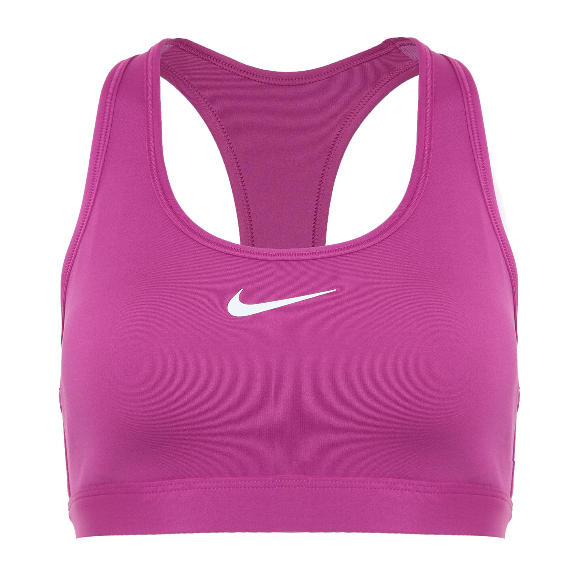 NIKE Nike Swoosh Trainings-BH mit mittlerem Halt