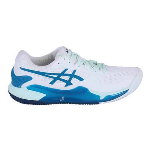 Tennisschoenen Vrouw Asics Gel Resolution 9 Wit 3/5