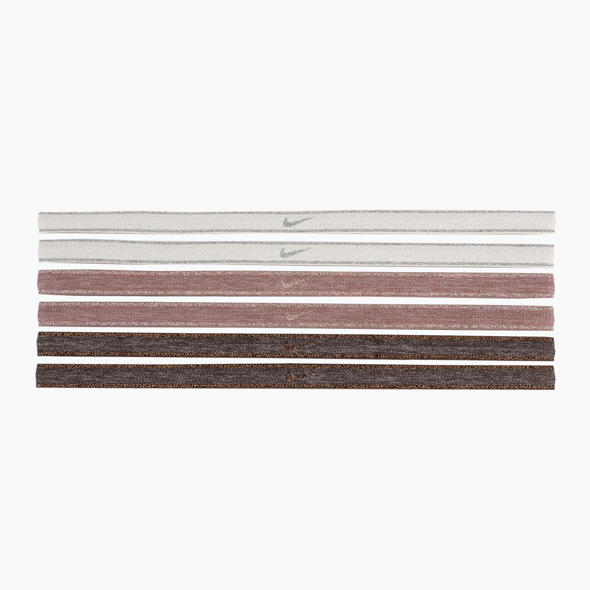 Bandeau Sport Motif/style Rayure Contrastée Sur Bord (Rose / Blanc) 2/4