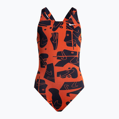 Nike multiple print fastback zwempak uit één stuk voor kinderen