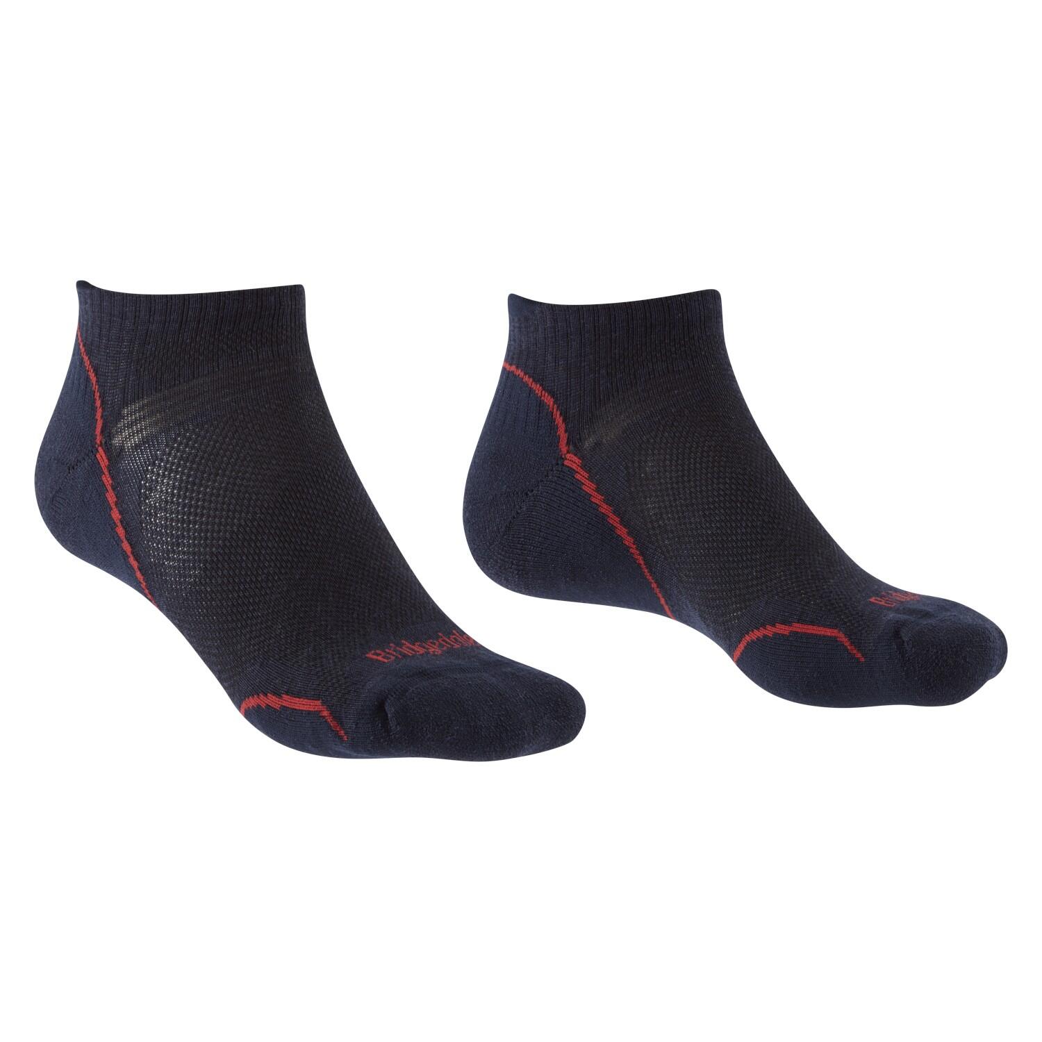 Bridgedale - Chaussettes En Laine Pour Hommes Bleu Marine/rouge - Chaussettes - Bleu - 47/50 - Decathlon