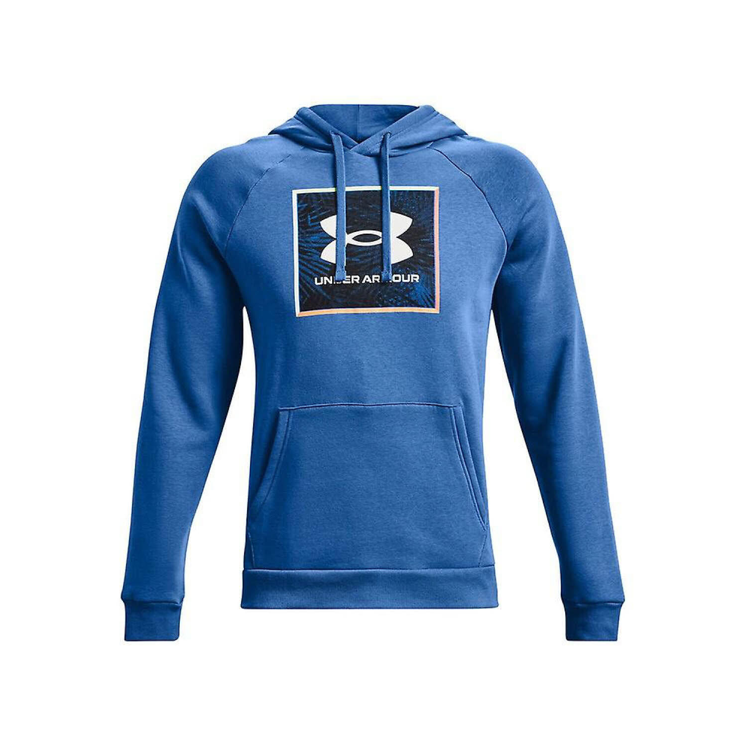 Under Armour - Sweat Universel Hommes Under Armour Rival Fleece Graphic Hoodie - Pull - Bleu - S - Decathlon