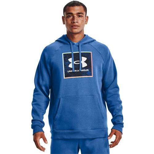 Sweatshirt universeel voor heren Under Armour Rival Fleece Graphic Hoodie 2/5